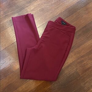 Women’s Halogen Burgundy Straight Leg Dress Slacks Pants